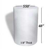 1/8&quot; X 48&quot; X 550&#39; Polyethylene Foam