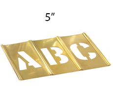 5&quot; Brass Letter Set (33
Pcs) 