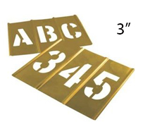 3&quot; Brass Letter &amp; Number Set
(92 Pcs)