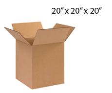 20&quot; X 20&quot; X 20&quot; Single Wall
Boxes (10/Bdl)