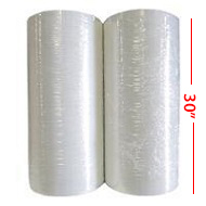 30&quot; 80 Gauge Cast Stretch Film, 2 Sided Cling -