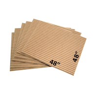 48&quot; X 48&quot; Corrugated Sheets (250/Pallet)