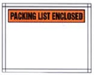 7&quot; X 5 1/2&quot; Packing List Envelopes (1000/Cs)