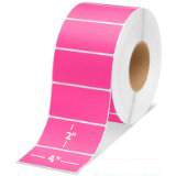 4&quot; X 2&quot; Fluorescent Pink Thermal