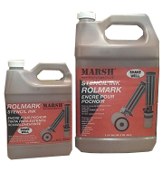 Marsh Rolmark Brown Ink - Gallon
