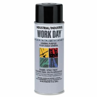 White Industrial Work Day Enamel Spray Paint - 12