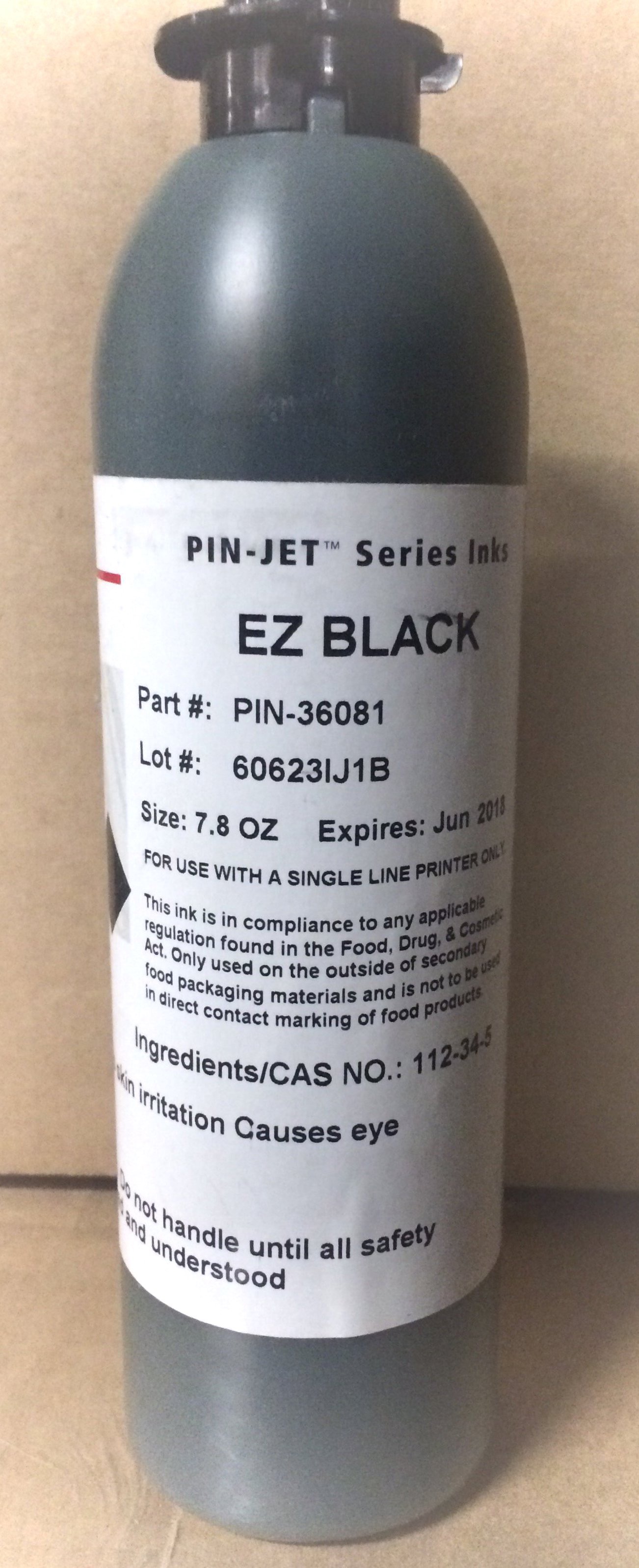 Black Porous Ink (Unicorn) 12 Bottles/Case (#PIN-36081U)