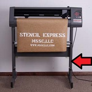 Stand for Marsh SE100 Electronic Stencil Machine