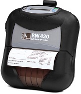 Zebra RW420+ Mobile Label Printer, Bluetooth Capable