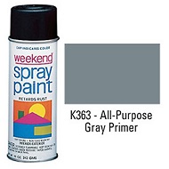Weekend Spray Paint - Gray Primer 